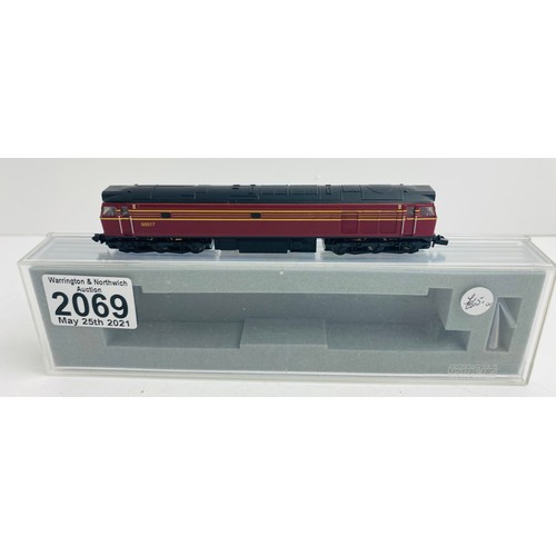 2069 - Graham Farish N Gauge Class 50 017 Locomotive Boxed  - P&P Group 1 (£14+VAT for the first lot and £1... 