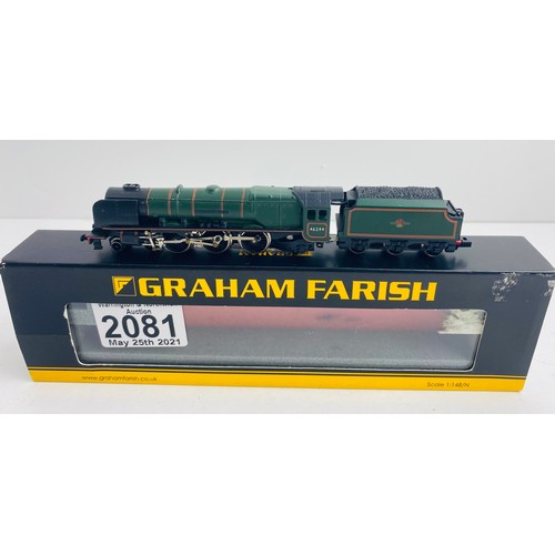 2081 - Graham Farish N Gauge 'King George' Locomotive Boxed (wrong box)  - P&P Group 1 (£14+VAT for the fir... 