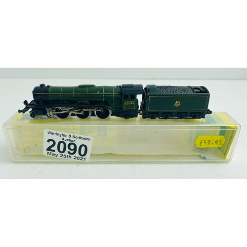 2090 - Kit Built N Gauge 'Papyrus' Locomotive Boxed  - P&P Group 1 (£14+VAT for the first lot and £1+VAT fo... 