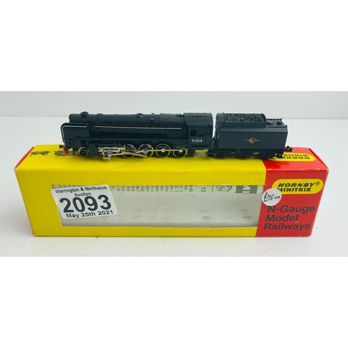 2093 - Minitrix  N Gauge 2-10-0 92018 Locomotive Boxed  - P&P Group 1 (£14+VAT for the first lot and £1+VAT... 