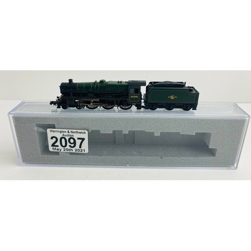 2097 - Graham Farish N Gauge Jubilee Class Locomotive Boxed  - P&P Group 1 (£14+VAT for the first lot and £... 