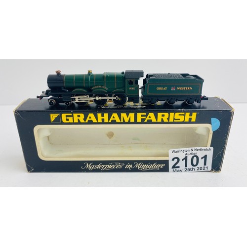 2101 - Graham Farish N Gauge Castle Class Locomotive Boxed  - P&P Group 1 (£14+VAT for the first lot and £1... 