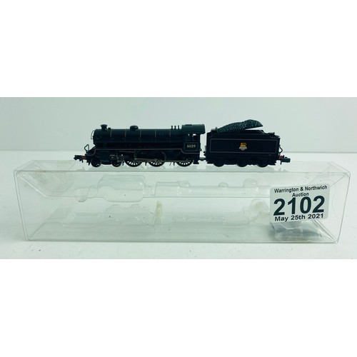 2102 - Graham Farish N Gauge BR 61139 Steam Locomotive Boxed (plastic case box only)  - P&P Group 1 (£14+VA... 