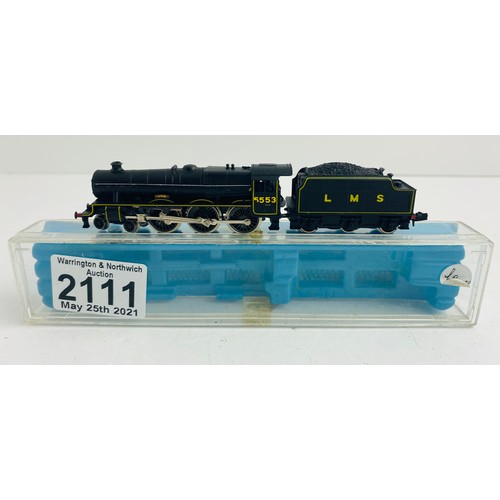 2111 - Peco N Gauge LMS 4-6-0 Locomotive Boxed  - P&P Group 1 (£14+VAT for the first lot and £1+VAT for sub... 