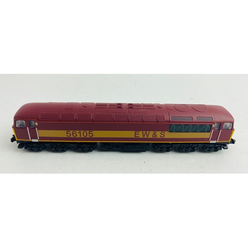 2117 - Graham Farish N Gauge EWS Class 56 Locomotive Unboxed  - P&P Group 1 (£14+VAT for the first lot and ... 