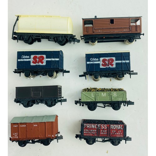 2135 - Lot of N Gauge Assorted Wagons Unboxed  - P&P Group 1 (£14+VAT for the first lot and £1+VAT for subs... 