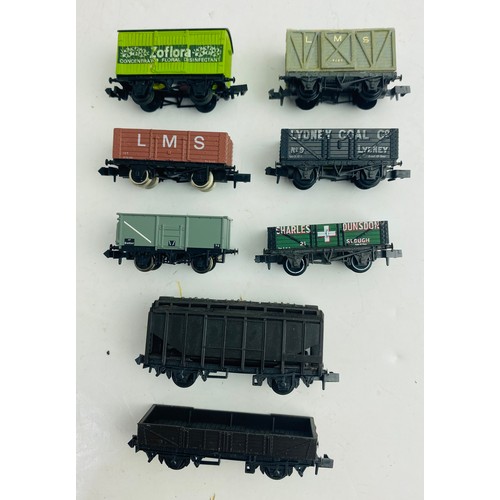 2137 - Lot of N Gauge Assorted Wagons Unboxed  - P&P Group 1 (£14+VAT for the first lot and £1+VAT for subs... 