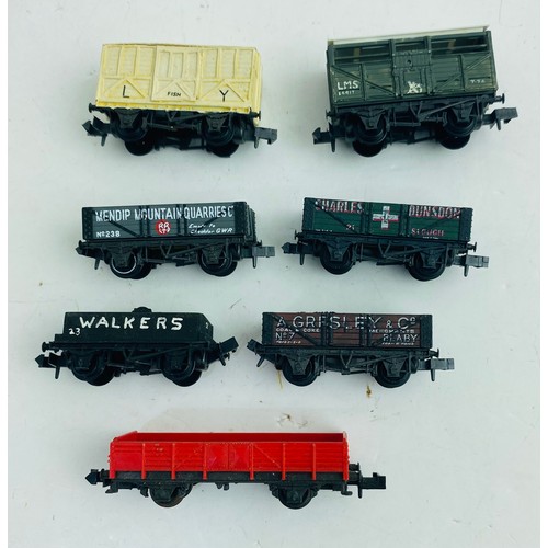 2138 - Lot of N Gauge Assorted Wagons Unboxed  - P&P Group 1 (£14+VAT for the first lot and £1+VAT for subs... 