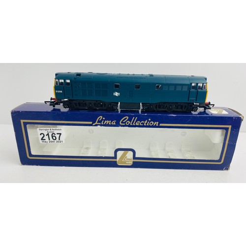 2167 - Lima OO Gauge Class 31 256 Locomotive Boxed  - P&P Group 1 (£14+VAT for the first lot and £1+VAT for... 