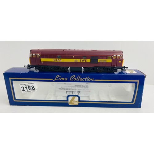 2168 - Lima OO Gauge Class 31466 EWS Locomotive Boxed  - P&P Group 1 (£14+VAT for the first lot and £1+VAT ... 