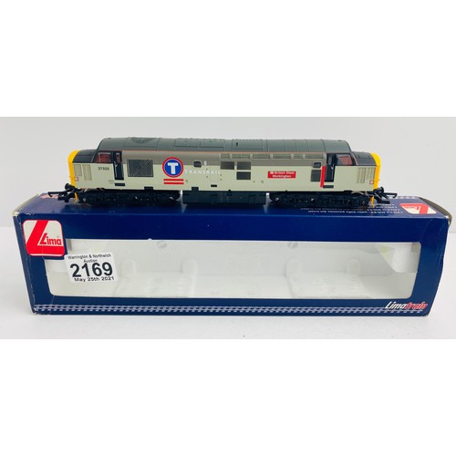 2169 - Lima OO Gauge Class 37 505 Transrail Locomotive Boxed  - P&P Group 1 (£14+VAT for the first lot and ... 