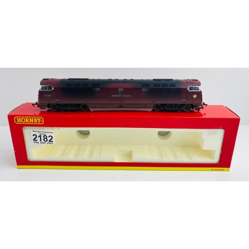 2182 - Hornby OO Gauge Class 52 Weathered  Locomotive Boxed  - P&P Group 1 (£14+VAT for the first lot and £... 