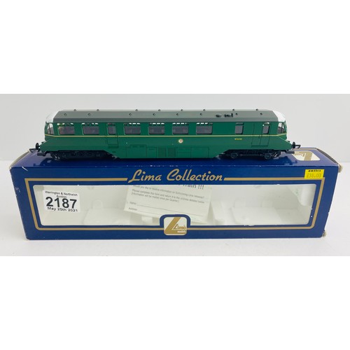 2187 - Lima OO Gauge BR Green Railcar Locomotive Boxed  - P&P Group 1 (£14+VAT for the first lot and £1+VAT... 