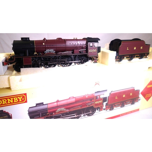 2202 - Hornby R2664 Royal Scot Class 6100, The Royal Scot, LMS Red limited edition 1149/1200, Collectors Ce... 