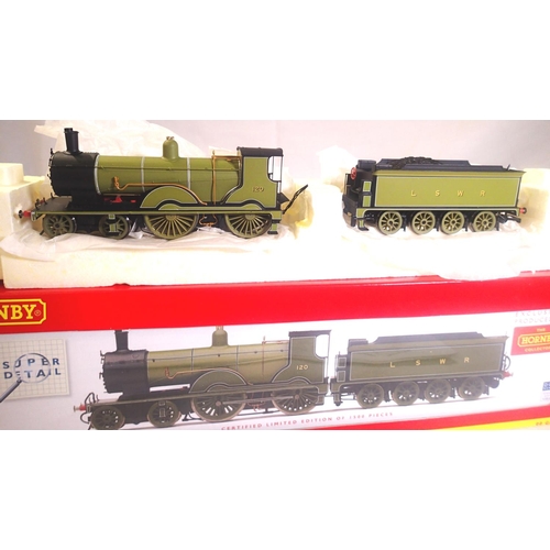 2204 - Hornby R 2892 Class T9 LSWR Green no 120, limited edition 0763/1500 Hornby Collector exclusive in ne... 