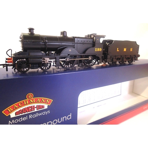 2218 - Bachmann 31-931 compound 1189, LMS Black in near mint condition, boxed. P&P Group 1 (£14+VAT for the... 