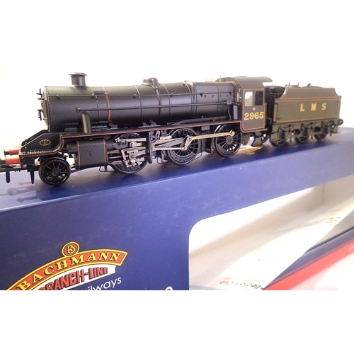 2219 - Bachmann 31-690 Mogul LMS lined black no 2965, in near mint condition, boxed. P&P Group 1 (£14+VAT f... 