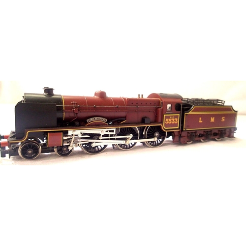 2233 - Hornby OO scale Lord Rathmore LMS Red, 5553 in very good - excellent condition, unboxed. P&P Group 1... 