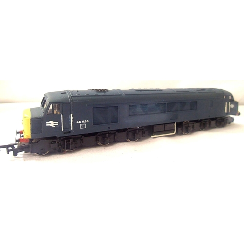 2238 - Bachmann class 46 blue, 46026 in fair - good condition, unboxed. P&P Group 1 (£14+VAT for the first ... 