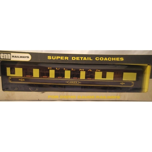 2256 - Wrenn W6004 Pullman car second blue.grey S302S, near mint condition, box is fair - good. P&P Group 1... 