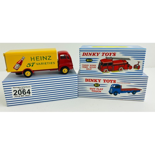 2064 - 3x Dinky / Atlas Edition Assorted Die Cast Boxed - P&P Group 1 (£14+VAT for the first lot and £1+VAT... 