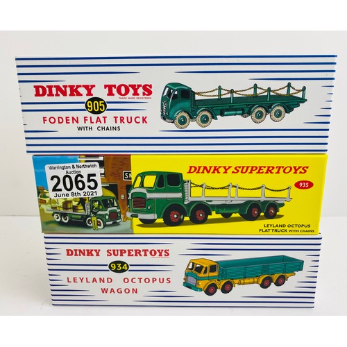 2065 - 3x Dinky / Atlas Edition Assorted Die Cast Boxed - P&P Group 1 (£14+VAT for the first lot and £1+VAT... 