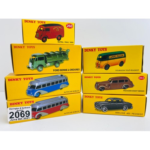 2069 - 7x Dinky / Atlas Edition Assorted Die Cast Boxed - P&P Group 2 (£18+VAT for the first lot and £3+VAT... 