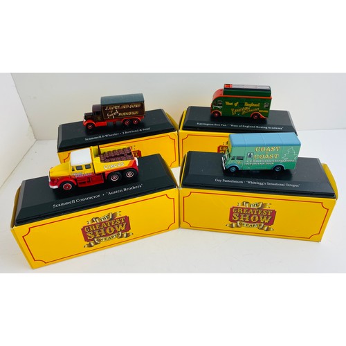 2079 - 4x Atlas Edition Assorted 'Showmans' Die Cast Boxed - P&P Group 1 (£14+VAT for the first lot and £1+... 