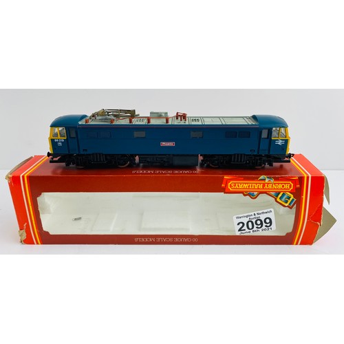 2099 - Hornby OO Gauge BR Blue Class 86219 BR Blue Locomotive Boxed - P&P Group 1 (£14+VAT for the first lo... 