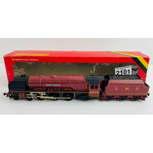 2101 - Hornby OO Gauge LMS Duchess of Sutherland Locomotive Boxed (wrong box lacking inner) - P&P Group 1 (... 