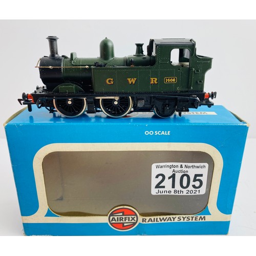 2105 - Airfix OO Gauge 0-4-2 GWR Locomotive Boxed (lacking inner packaging) P&P Group 1 (£14+VAT for the fi... 