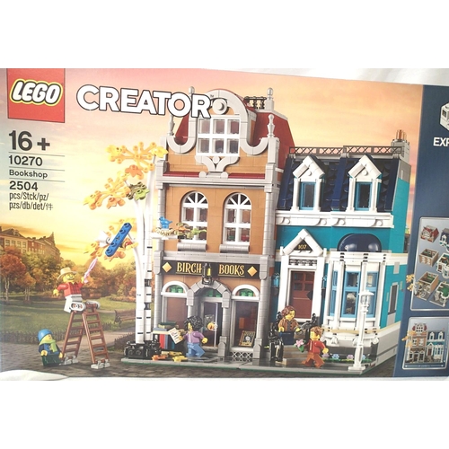 2444 - Lego 10270 Creator; Bookshop. P&P Group 3 (£25+VAT for the first lot and £5+VAT for subsequent lots)