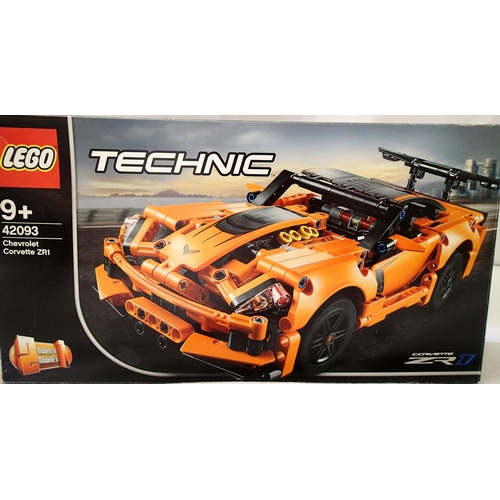 2446 - Lego 42093 Technic Chevrolet Corvette ZR1. P&P Group 2 (£18+VAT for the first lot and £3+VAT for sub... 