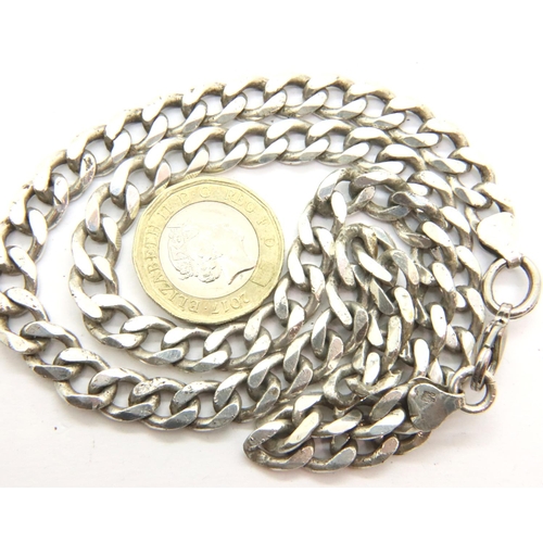 64 - Heavy silver necklace, 47g. P&P Group 1 (£14+VAT for the first lot and £1+VAT for subsequent lots)