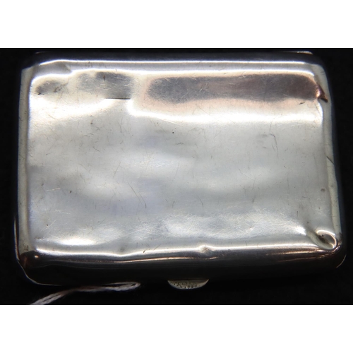 126 - Silver cigarette case, 62g. P&P Group 1 (£14+VAT for the first lot and £1+VAT for subsequent lots)