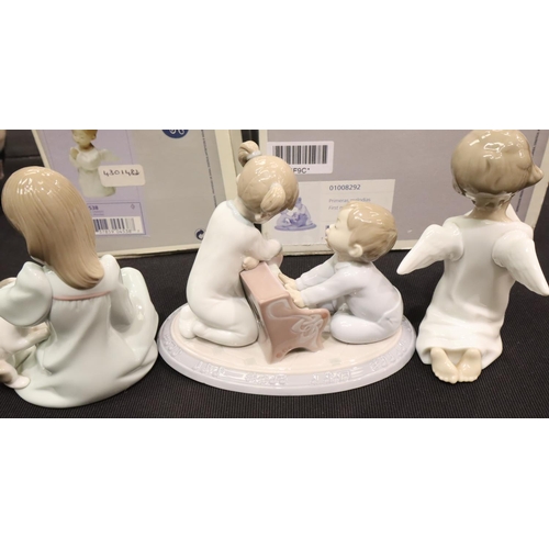 168 - Three boxed Lladro figurines. P&P Group 3 (£25+VAT for the first lot and £5+VAT for subsequent lots)