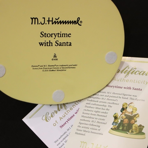 182 - Hummel figurines; Storytime With Santa. P&P Group 2 (£18+VAT for the first lot and £3+VAT for subseq... 