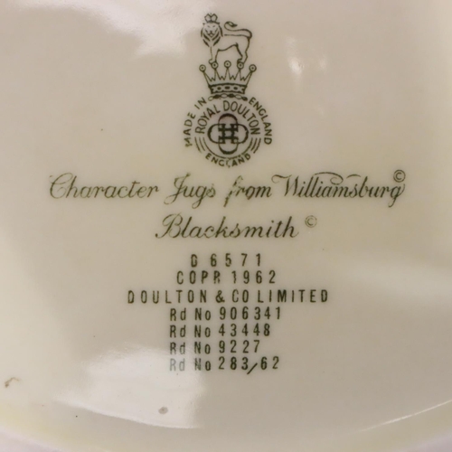 197 - Two large Doulton character jugs, H: 17 cm. P&P Group 3 (£25+VAT for the first lot and £5+VAT for su... 