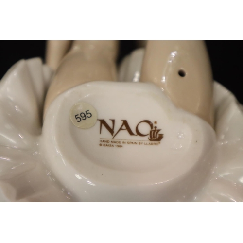 205 - Four Nao figurines, one with broken finger. P&P Group 3 (£25+VAT for the first lot and £5+VAT for su... 