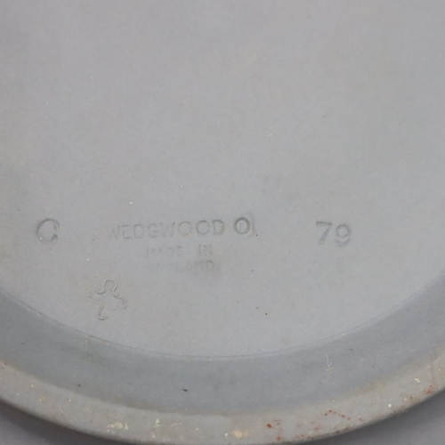 244 - Wedgwood Jasperware bowl dated 1979, D: 21 cm. P&P Group 2 (£18+VAT for the first lot and £3+VAT for... 