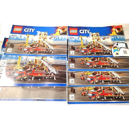 2215 - Lego 60216 City Downtown Fire Brigade, unboxed. P&P Group 2 (£18+VAT for the first lot and £3+VAT fo... 