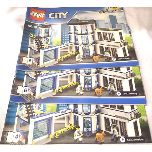 2233 - Lego 60141 City, Police Station, unboxed. Missing build books, 1, 2 and 3. P&P Group 3 (£25+VAT for ... 