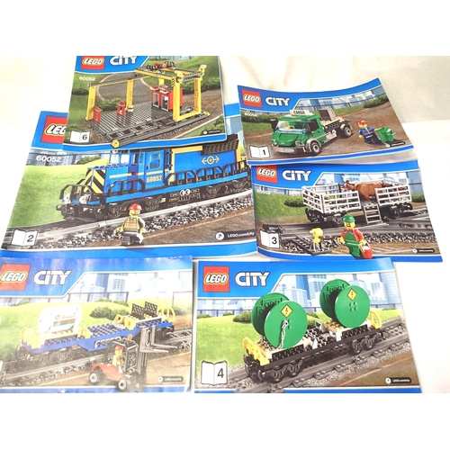 2237 - Lego 60052 City train and wagons, unboxed. P&P Group 3 (£25+VAT for the first lot and £5+VAT for sub... 