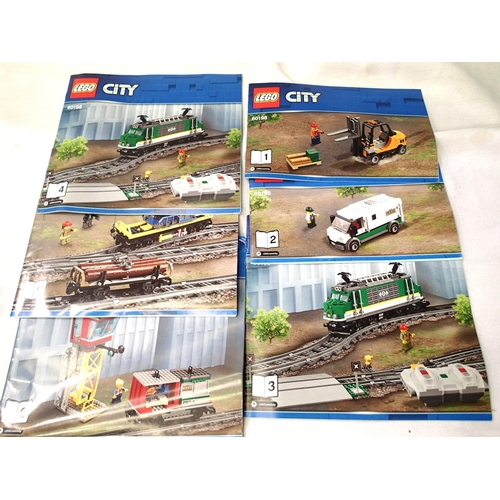 2238 - Lego 601987 City train and wagons, unboxed. P&P Group 3 (£25+VAT for the first lot and £5+VAT for su... 