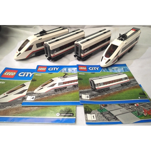 2240 - Lego 60051 City four car train, unboxed. P&P Group 3 (£25+VAT for the first lot and £5+VAT for subse... 