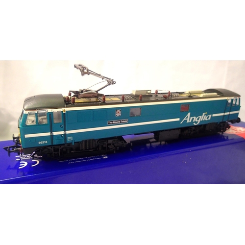 2256 - Heljan 86021 class 86 The Round Tabler 86215, Anglia, in very good - excellent condition, vacuum tan... 