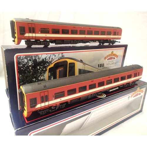2269 - Bachmann 31-502 Class 158 two car DMU Wypte Metro in excellent condition, no detail pack, box is ver... 
