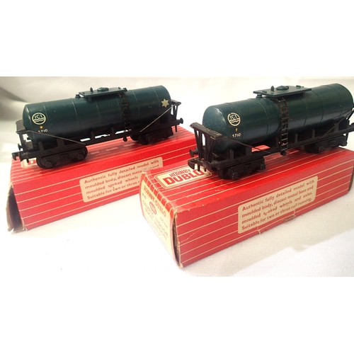 2279 - Two Hornby Dublo 4685 Caustic Liquor wagons in very good - excellent condition, boxes fair. P&P Grou... 