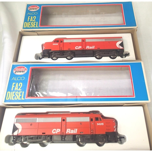 2281 - Model Power Alco FA2 Diesel power car, CP Rail Livery in excellent condition, boxes good. P&P Group ... 