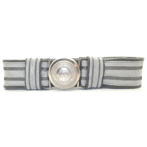 3080 - East German military belt with buckle. P&P Group 1 (£14+VAT for the first lot and £1+VAT for subsequ... 